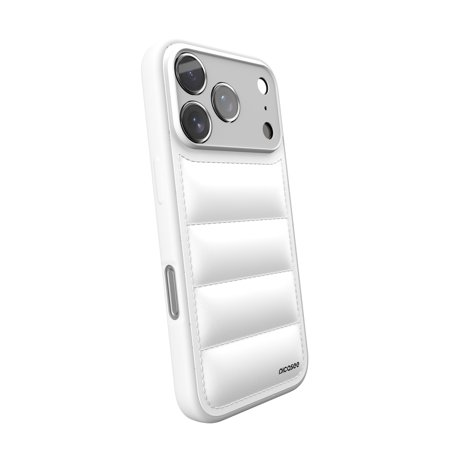Picasee Puffer case pro Apple iPhone 17 Pro - Picasee Puffer - Bijela
