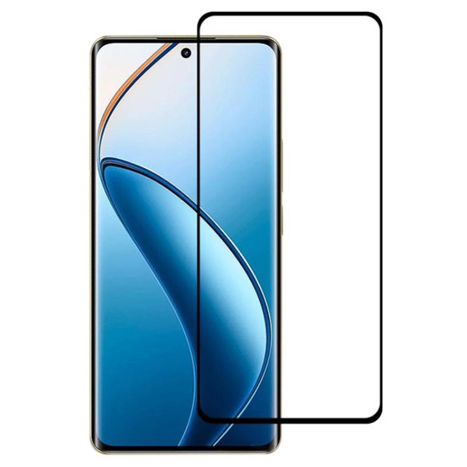 3x Picasee 3D zaštitno kaljeno staklo s okvirom za Xiaomi Redmi 15C 4G - crne boje - 2+1 gratis