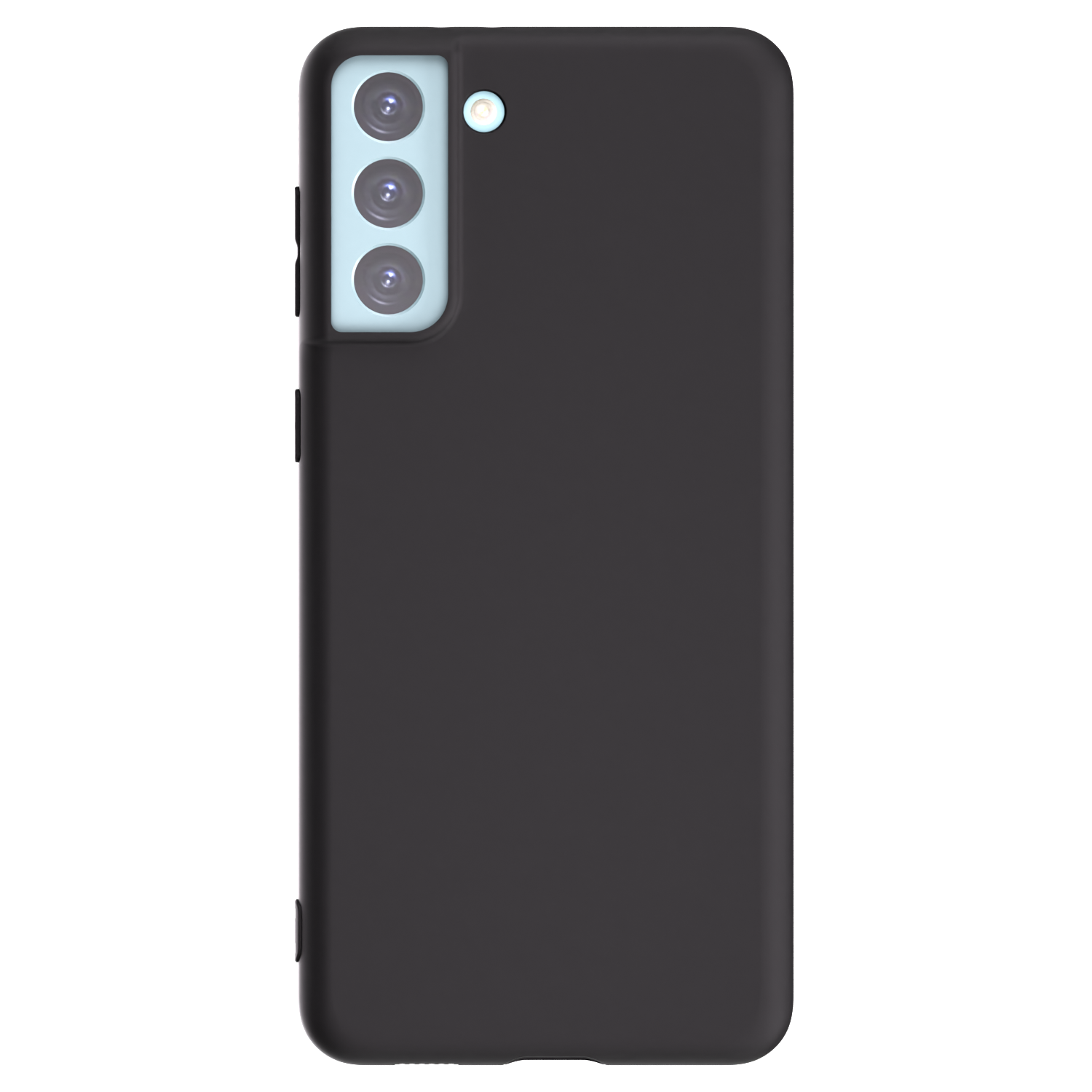 Picasee crna silikonska maskica za Samsung Galaxy S21+ 5G G996F - Vlastiti foto dizajn