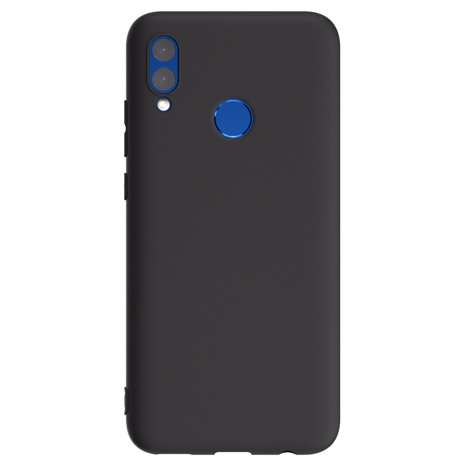 Picasee crna silikonska maskica za Honor 10 Lite - Vlastiti foto dizajn