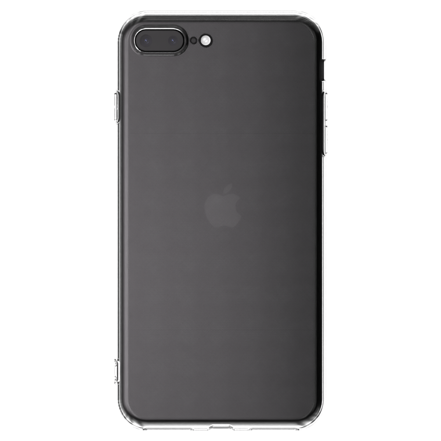 Picasee silikonska prozirna maskica za Apple iPhone 8 Plus - Vlastiti foto dizajn