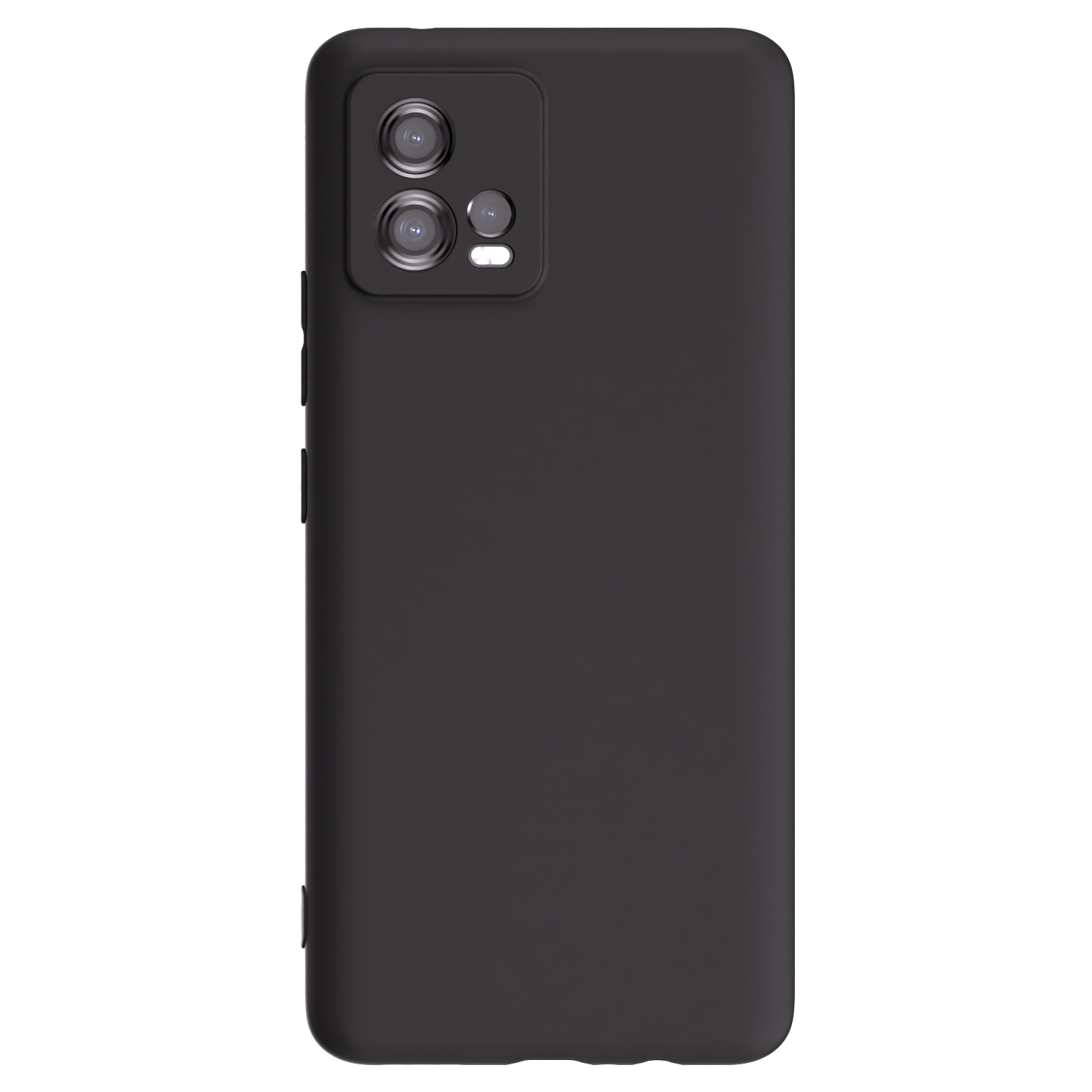 Picasee crna silikonska maskica za Motorola Moto G72 - Vlastiti foto dizajn