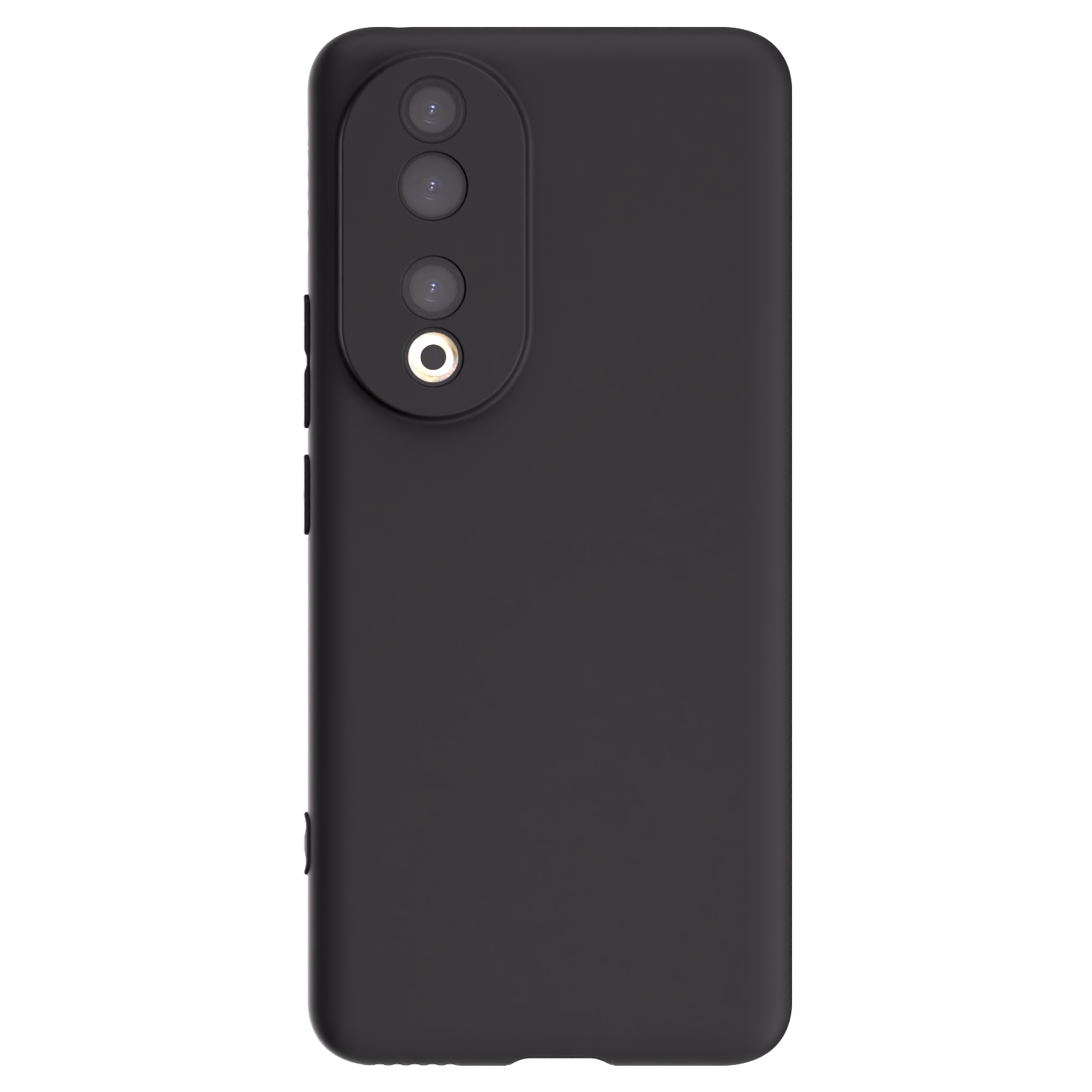 Picasee crna silikonska maskica za Honor 90 5G - Vlastiti foto dizajn