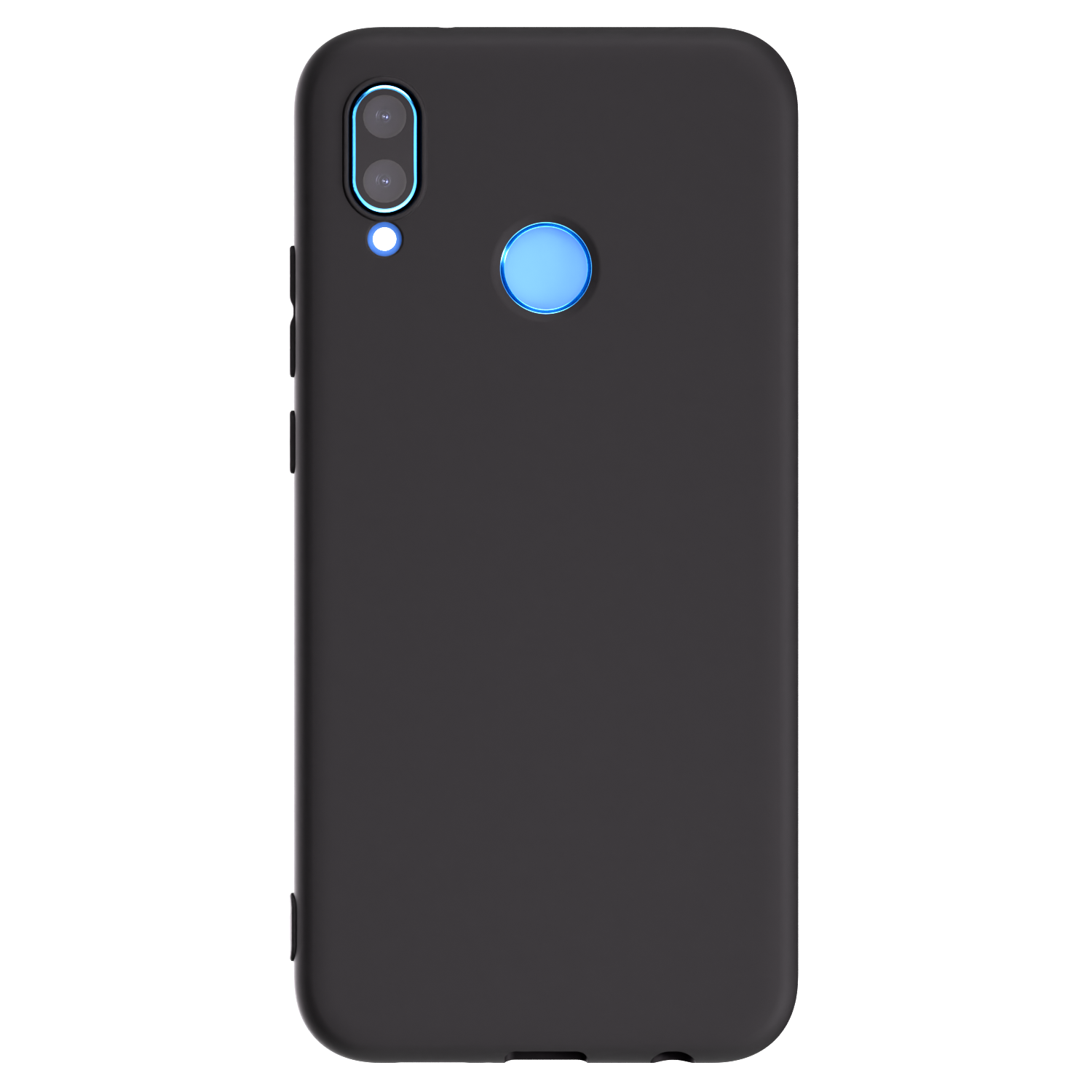 Picasee crna silikonska maskica za Huawei P20 Lite - Vlastiti foto dizajn