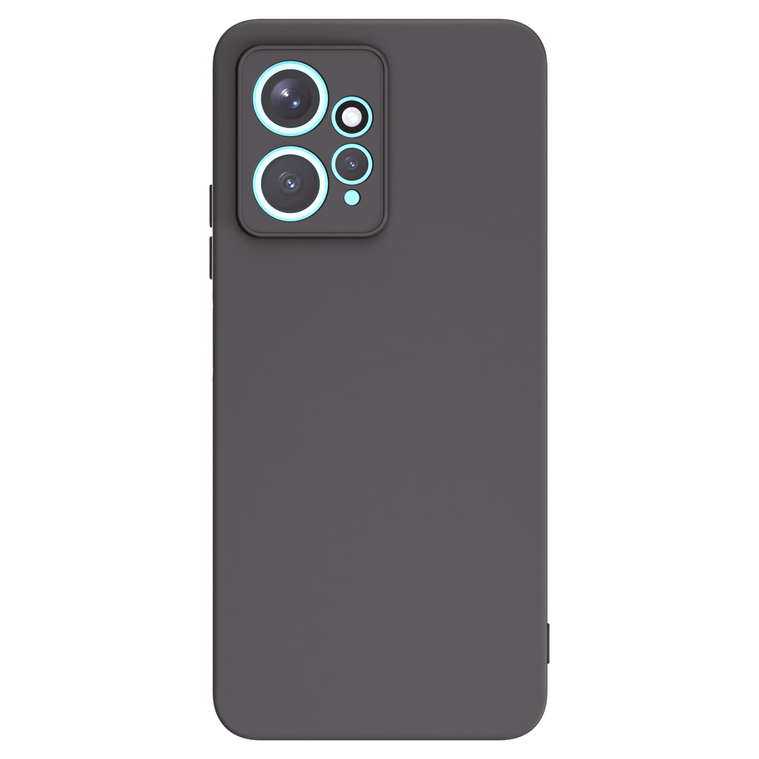 Picasee crna silikonska maskica za Xiaomi Redmi Note 12 4G - Vlastiti foto dizajn
