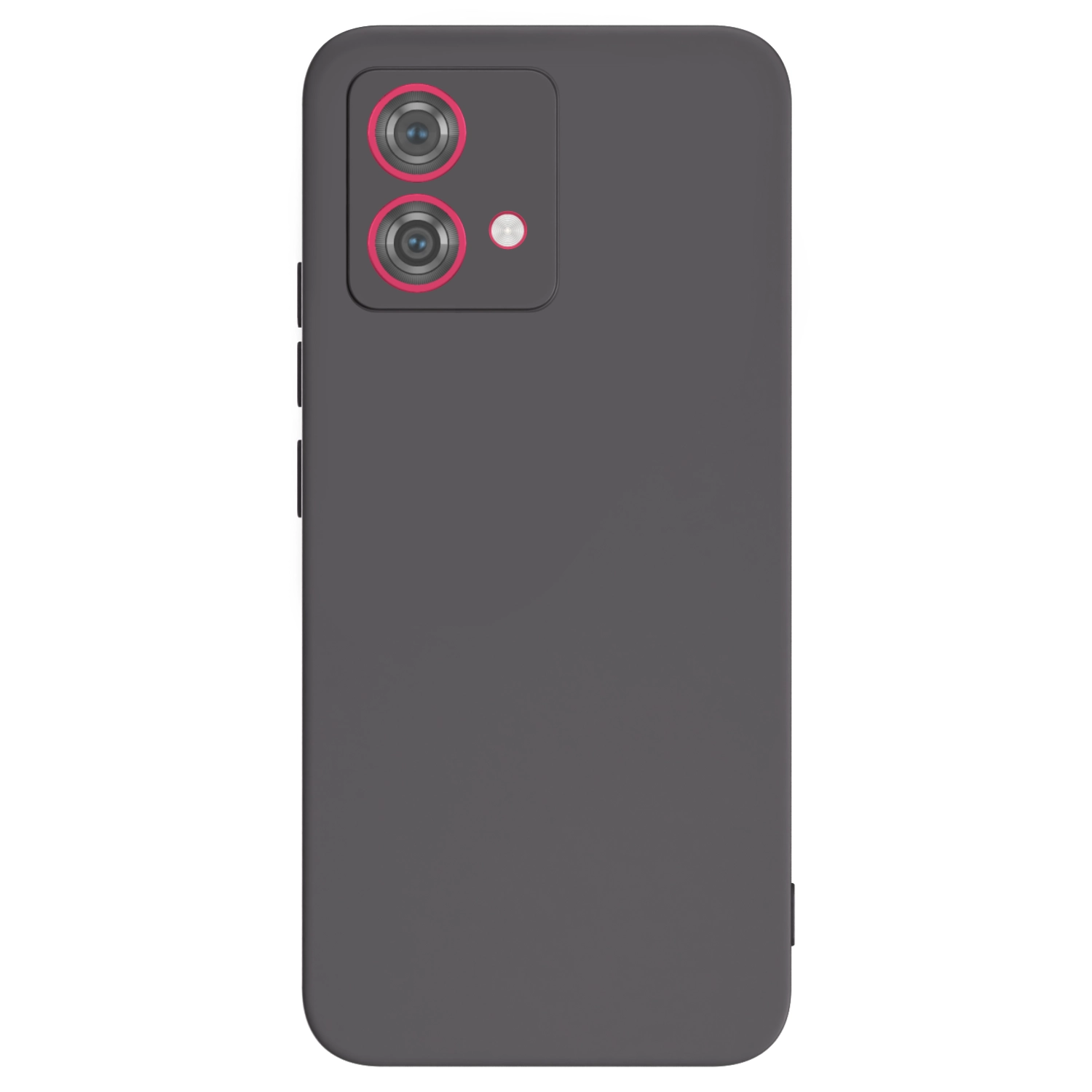Picasee crna silikonska maskica za Motorola Moto G84 5G - Vlastiti foto dizajn
