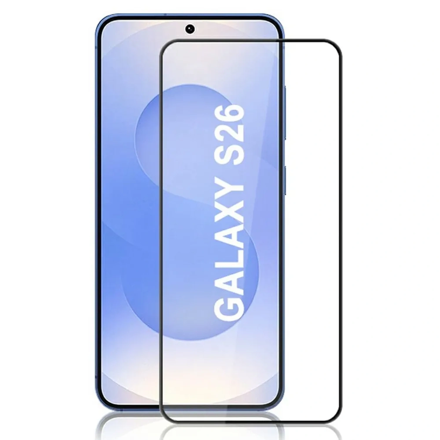 3x Picasee 3D zaštitno kaljeno staklo s okvirom za Samsung Galaxy S26 - crne boje - 2+1 gratis