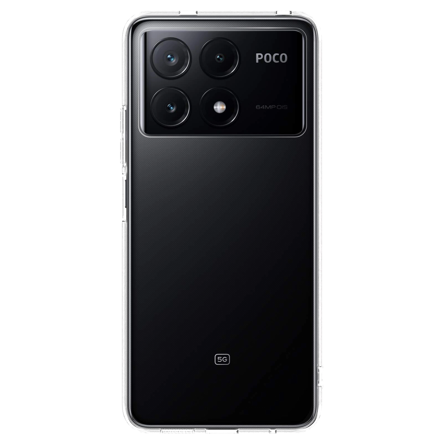 Picasee silikonska prozirna maskica za Xiaomi Poco X6 Pro - Vlastiti foto dizajn