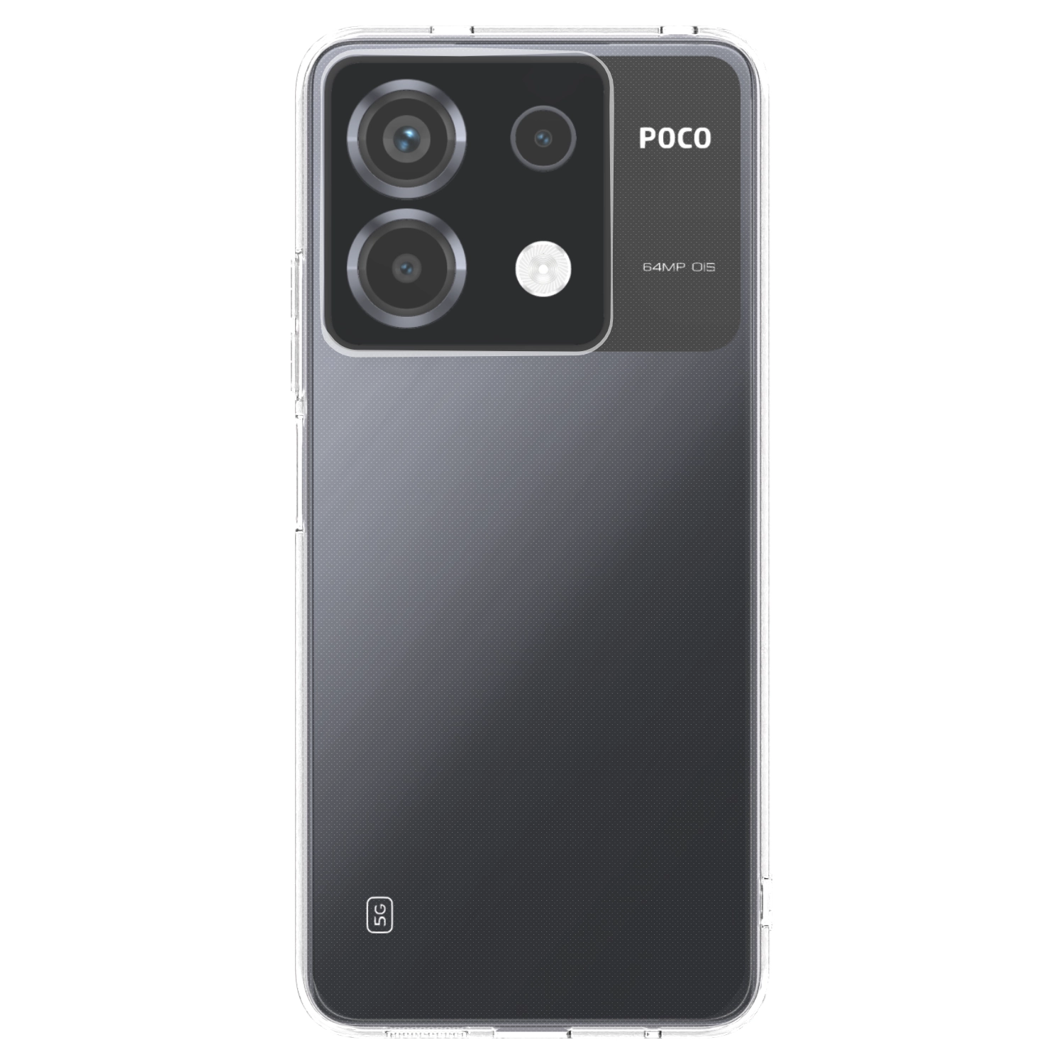 Picasee silikonska prozirna maskica za Xiaomi Poco X6 - Vlastiti foto dizajn