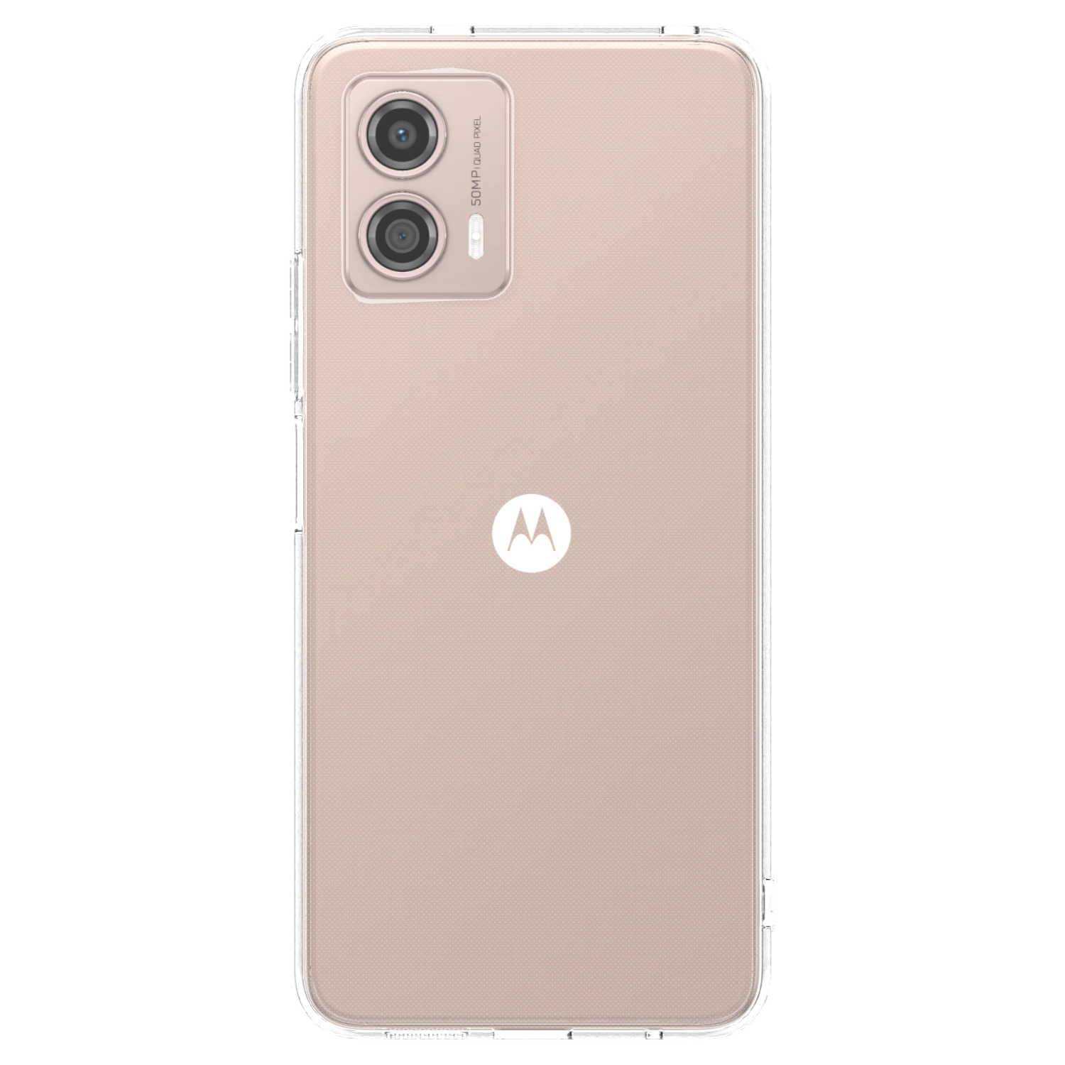 Picasee silikonska prozirna maskica za Motorola Moto G53 5G - Vlastiti foto dizajn