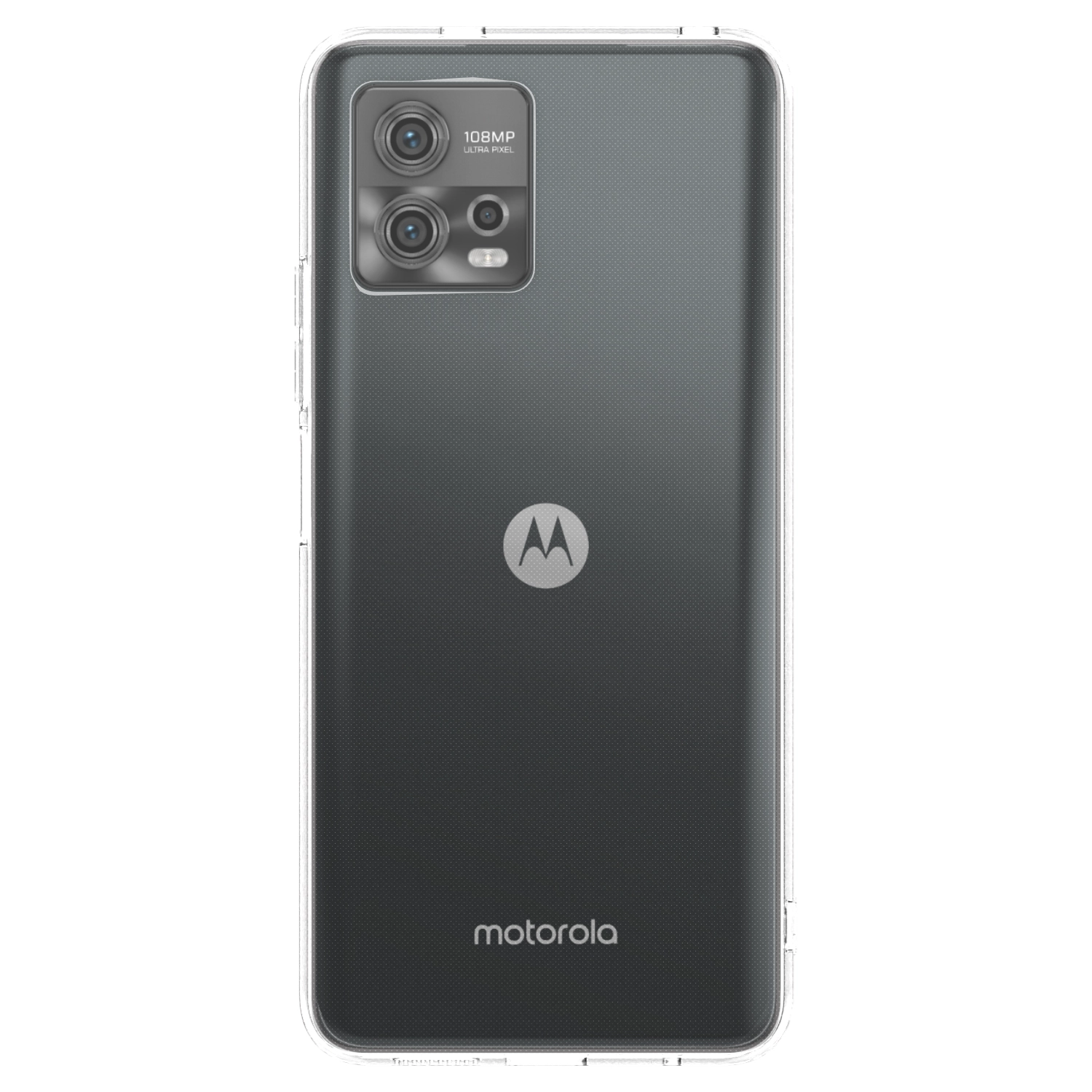 Picasee silikonska prozirna maskica za Motorola Moto G72 - Vlastiti foto dizajn