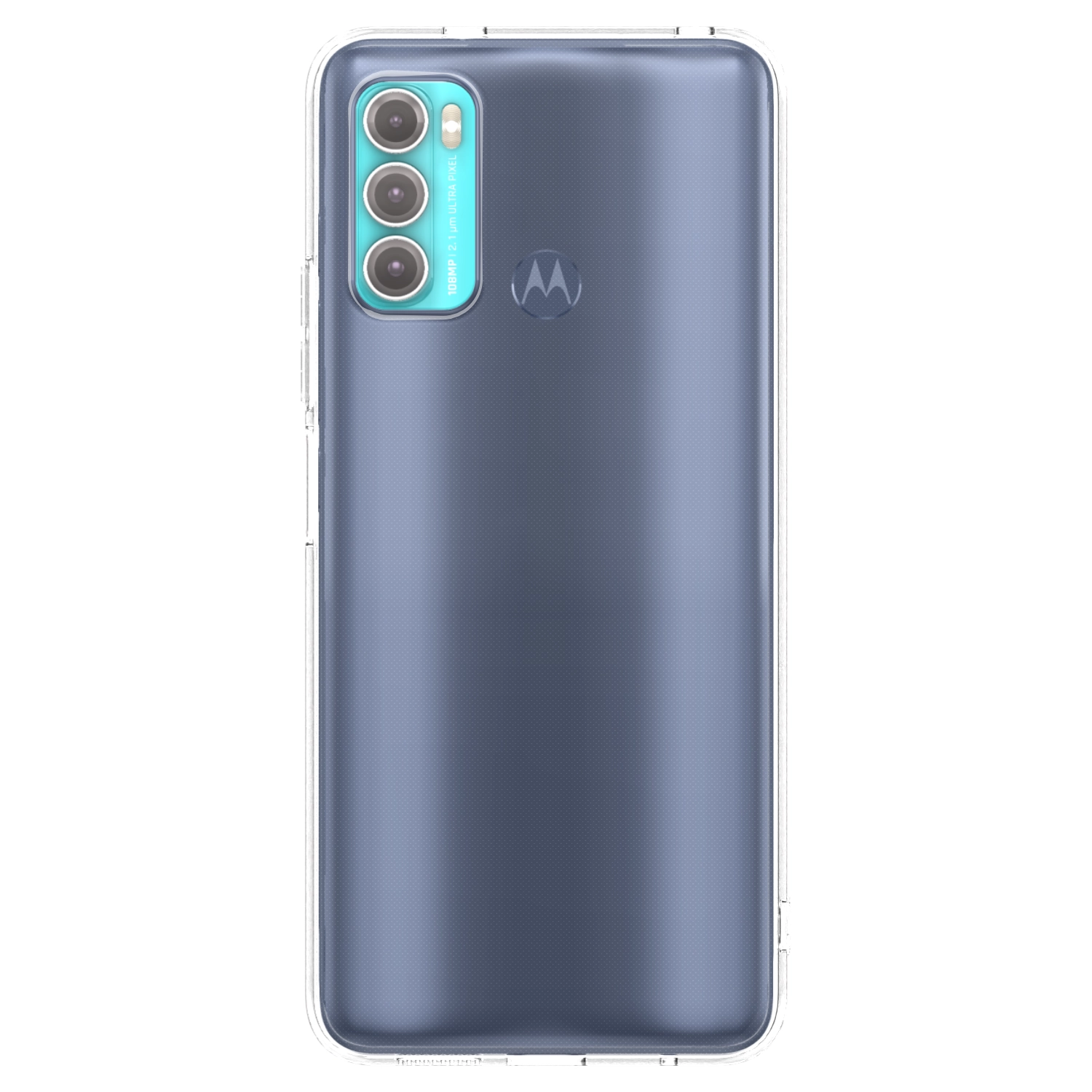Picasee silikonska prozirna maskica za Motorola Moto G60 - Vlastiti foto dizajn