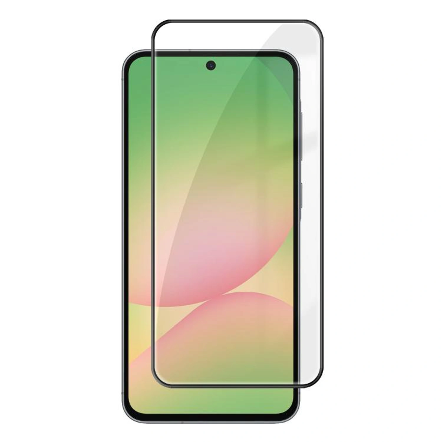 Picasee 3D zaštitno kaljeno staklo s okvirom za Samsung Galaxy A57 5G - crne boje