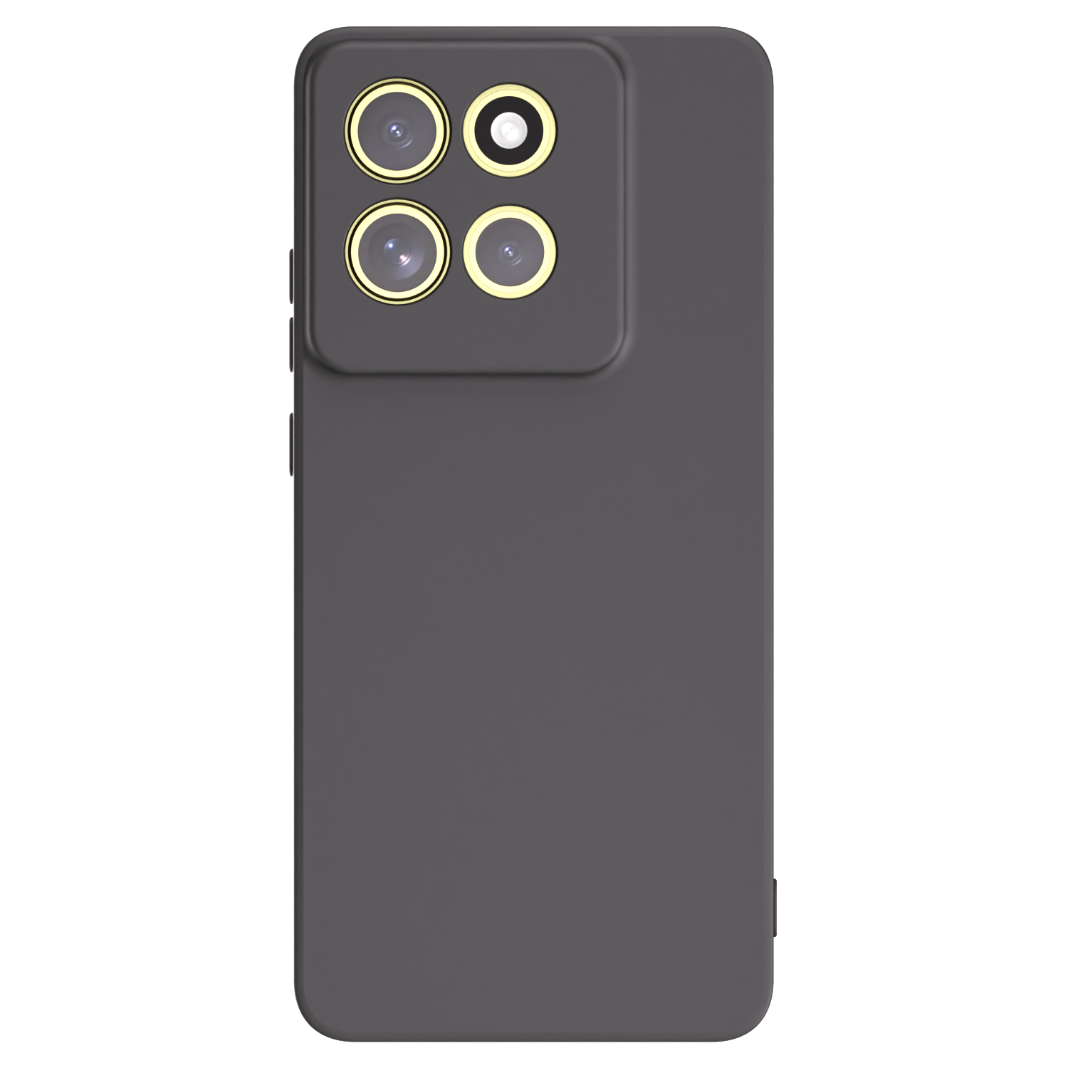 Picasee crna silikonska maskica za Motorola Moto G86 Power 5G - Vlastiti foto dizajn