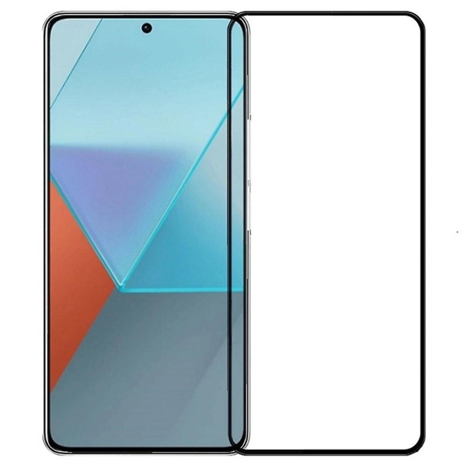 3x Picasee 3D zaštitno kaljeno staklo s okvirom za Xiaomi Redmi Note 15 Pro 5G - crne boje - 2+1 gratis