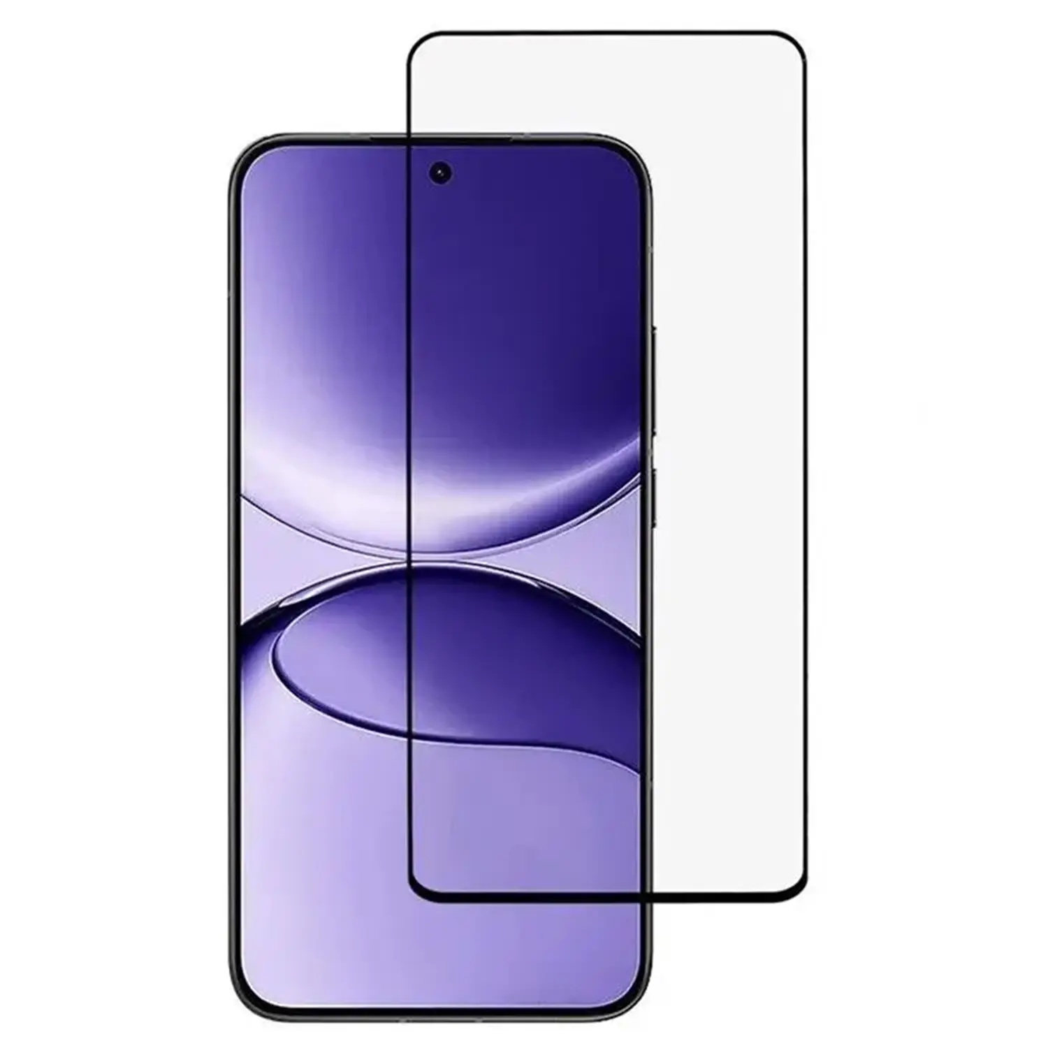 3D zaštitno kaljeno staklo s okvirom za Xiaomi Poco F8 Ultra - crne boje