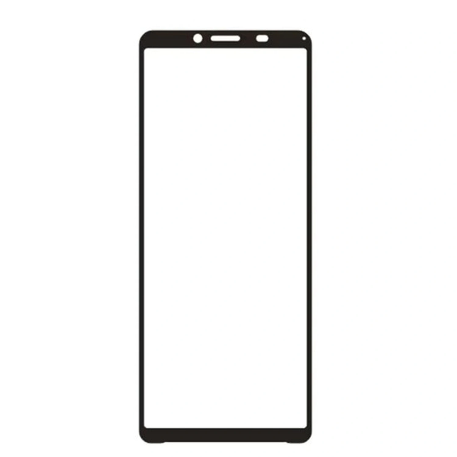 Picasee 3D zaštitno kaljeno staklo s okvirom za Sony Xperia 10 VII - crne boje