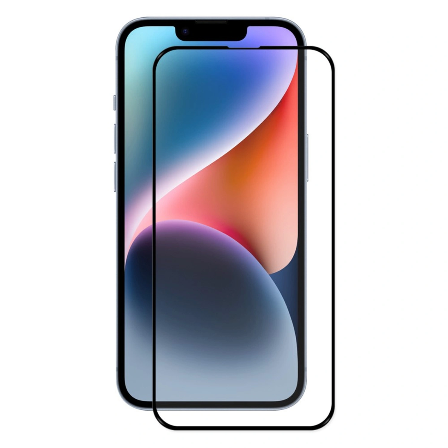 Picasee 3D zaštitno kaljeno staklo s okvirom za Apple iPhone 16e - crne boje