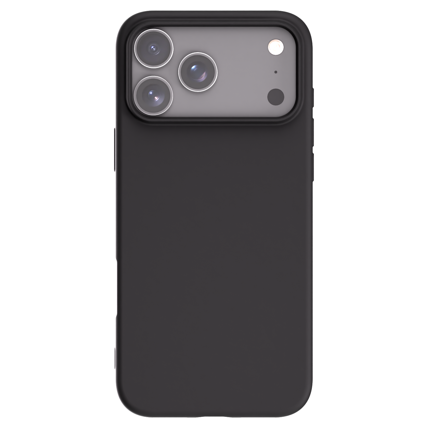 Picasee crna silikonska maskica za Apple iPhone 18 Pro Max - Vlastiti foto dizajn