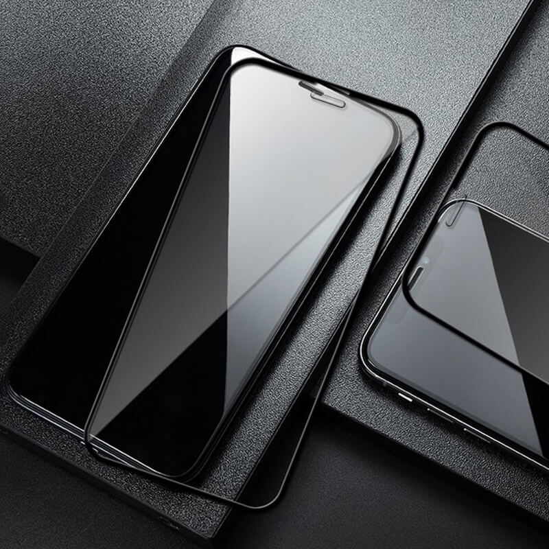 3D Zaštitno Kaljeno Staklo S Okvirom Za Apple IPhone 11 Pro Max - Crne Boje
