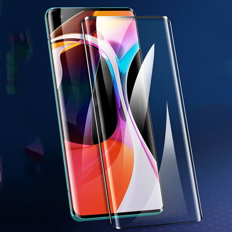 3x Picasee 3D zaštitno kaljeno staklo sa savijenim rubovima, za Xiaomi Mi 10 - crne boje - 2+1 gratis