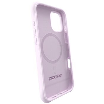 PicaseeShock-proof case s MagSafe Apple iPhone 16 Pro - Personalizirano graviranje - ljubičasta