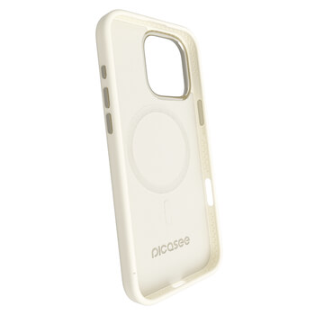 Picasee Premium case s MagSafe pro za Apple iPhone 15 Pro - Personalizirano graviranje - Bež