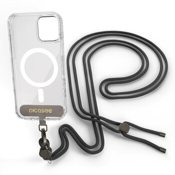 Cross-body phone strap - Crna