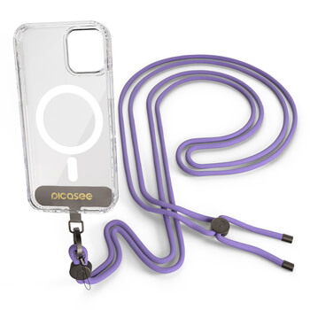 Cross-body phone strap - ljubičasta