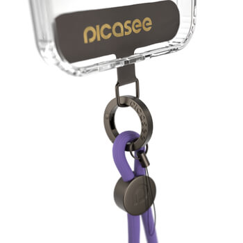 Picasee Cross-body phone strap - ljubičasta