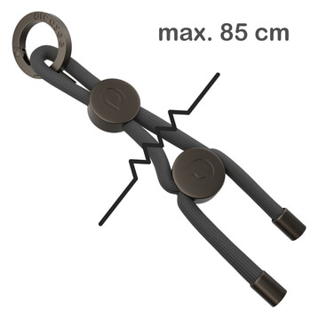 Picasee Cross-body phone strap - Crna