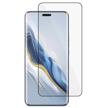 3x 3D kaljeno staklo s okvirom za Honor Magic7 Lite 5G - crne boje