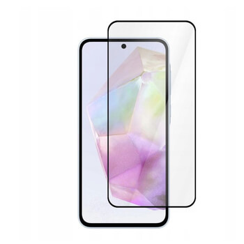3x Picasee 3D zaštitno kaljeno staklo s okvirom za Samsung Galaxy A36 5G - crne boje - 2+1 gratis