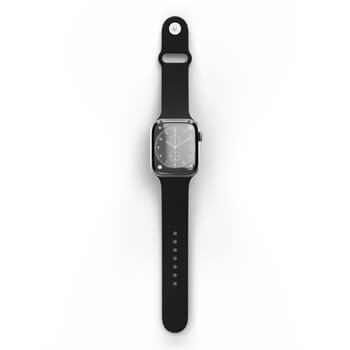 Picasee Remen s graviranjem Apple Watch 45 mm (9.series) - Crna