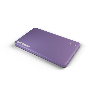 Picasee Prijenosni punjač s MagSafe 5 000 mAh - ljubičasta