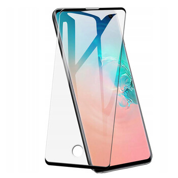 3x 3D zaštitno staklo sa savijenim rubovima za Samsung Galaxy S10 G973 - crne boje