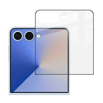 3x 3D kaljeno staklo s okvirom za Samsung Galaxy Z Flip7 FE 5G - crne boje