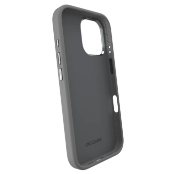 Picasee Premium case s MagSafe pro za Apple iPhone 17 - Personalizirano graviranje - Sivo