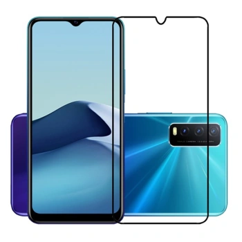 3x 3D kaljeno staklo s okvirom za Vivo Y29s 5G - crne boje