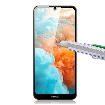 Picasee 3D zaštitno kaljeno staklo s okvirom za Huawei Y6 2019 - crne boje