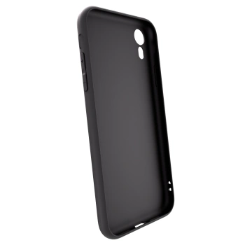 Picasee crna silikonska maskica za Apple iPhone XR - Red black