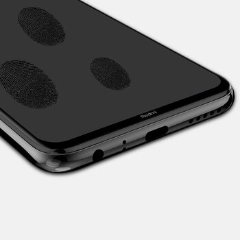3x Picasee 3D zaštitno kaljeno staklo s okvirom za Xiaomi Redmi Note 8 - crne boje - 2+1 gratis