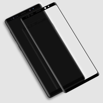 3x 3D zaštitno staklo sa savijenim rubovima za Samsung Galaxy Note 9 N960F - crne boje
