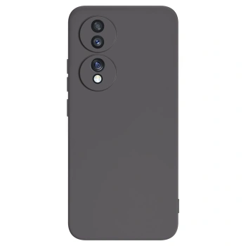 Picasee crna silikonska maskica za Honor 70 - Vlastiti foto dizajn