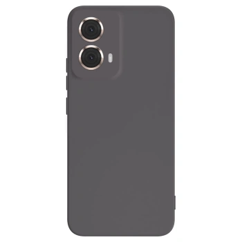 Picasee crna silikonska maskica za Motorola Moto G85 - Vlastiti foto dizajn
