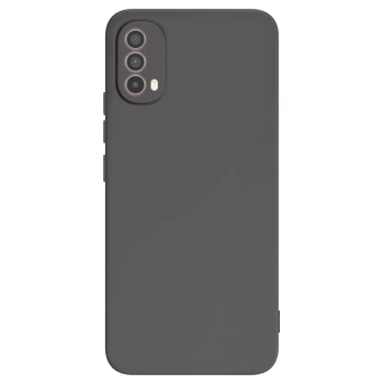 Picasee crna silikonska maskica za Motorola Moto E40 - Vlastiti foto dizajn