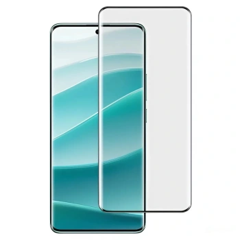 3D kaljeno staklo s okvirom za Xiaomi Poco X8 Pro - crne boje