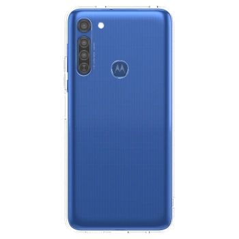 Picasee silikonska prozirna maskica za Motorola Moto G8 - Vlastiti foto dizajn