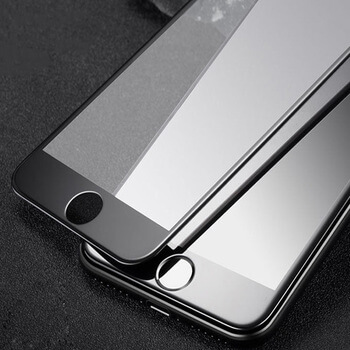 Picasee 3D zaštitno kaljeno staklo s okvirom za Apple iPhone 8 Plus - crne boje