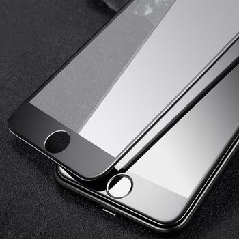 3x Picasee 3D zaštitno kaljeno staklo s okvirom za Apple iPhone 8 Plus - crne boje - 2+1 gratis